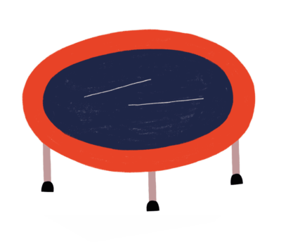 Illustrationen Trampolin Küselhof auf Fehmarn