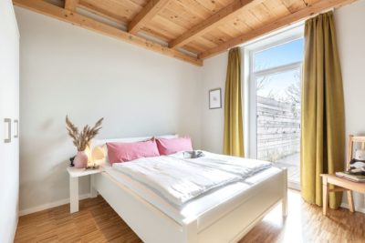 Ferienwohnung Hundert Ruten Schlafzimmer mit Terrasse