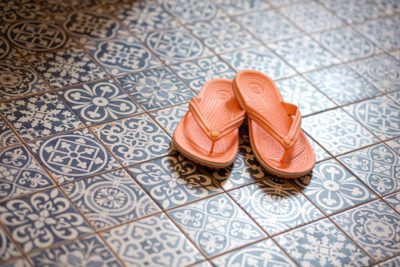 Ferienwohnung Hundert Ruten Bad Detail