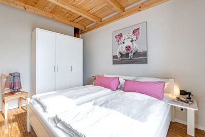 Ferienwohnung Kuhkuhlen Schlafzimmer