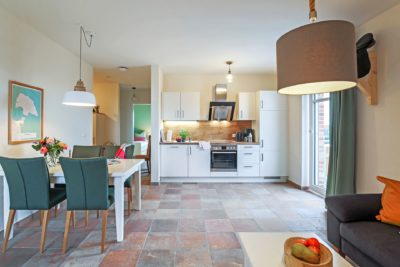 Wohn- Esszimmer Ferienwohnung Lütte Stuuv