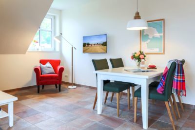 Esstisch Ferienwohnung Lütte Stuuv