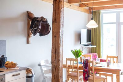 Ferienwohnung Sundschlag Esstisch