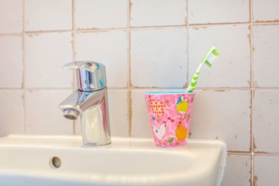 Ferienwohnung Sundschlag Waschbecken