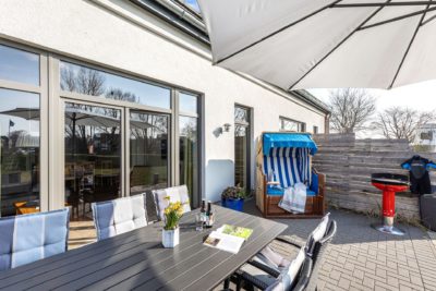 Südscheune Terrasse Hundertruten