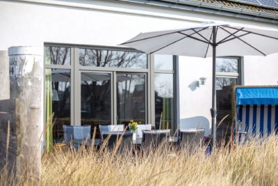 Südscheune Terrasse Kuhkuhlen Weedenkamp