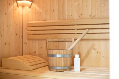 Ferienwohnung Weedenkamp Sauna Detail