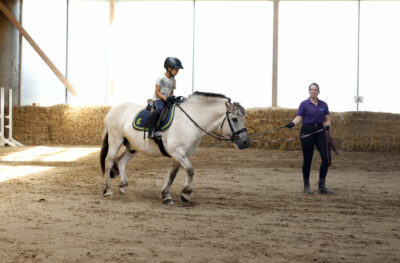 Longieren Reithalle Küselhof Fehmarn
