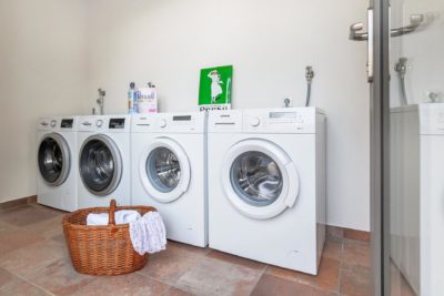 Waschmaschinen und Trockner auf dem Küselhof